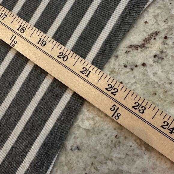 BCBGMAXAZRIA Women's Striped Open Front Cardigan Sweater Size M tall - Picture 9 of 10